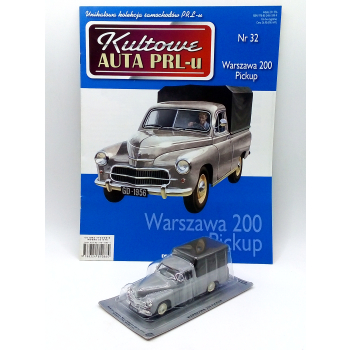 Warszawa 200 Pickup + gazetka - skala 1:43 - DeAgostini Kultowe Auta PRL